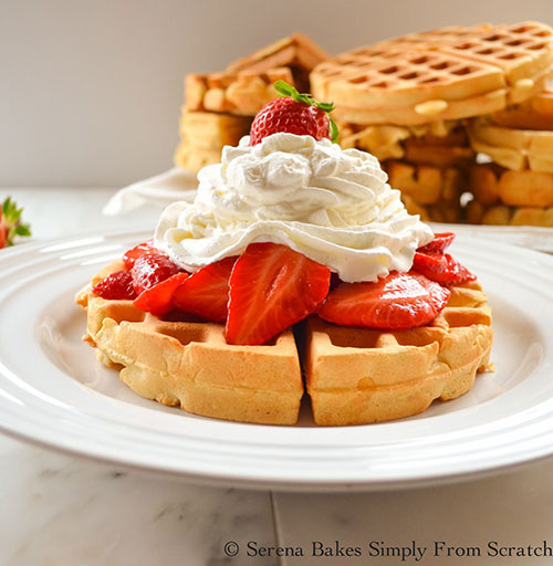 Strawberry Heaven Waffle