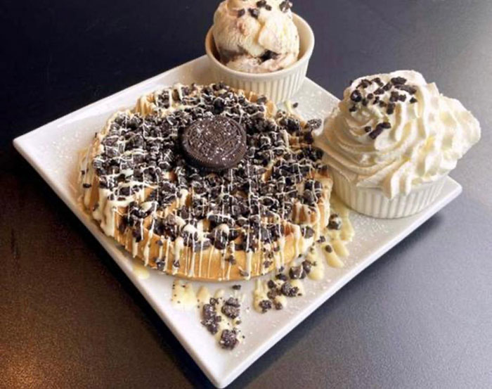 Oreo Crunch Waffle